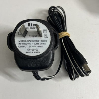 Ktec AC/DC Adaptor KA24D090010033S 9V 100mA Power Supply