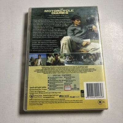 Motorcycle Diaries (DVD, 2004) Rodrigo De La Serna, Region 4 NEW