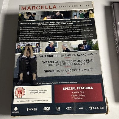 Marcella: Series 1 & 2 (DVD, 2018, 5-Disc Set) Region 2