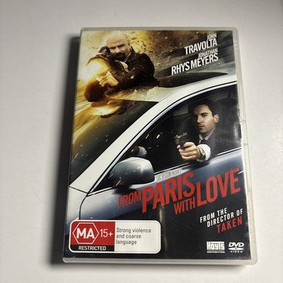 From Paris with Love (DVD, 2010) John Travolta Region 4 NEW