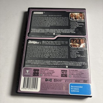 Wedding Crashers / The Wedding Singer DVD Adam Sandler, Owen Wilson Region 4
