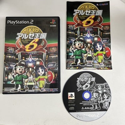 Pachi-Slot Aruze Kingdom 6 PS2 Sony PlayStation NTSC-J JAPAN Game Complete