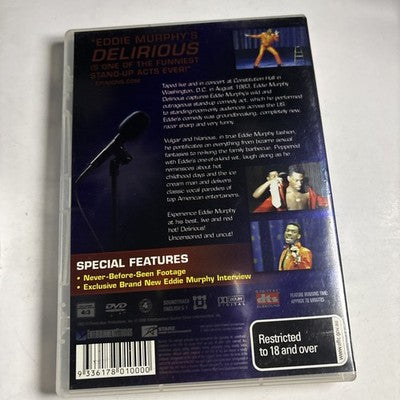 Eddie Murphy - Delirious (DVD, 1983) Region 4 NEW