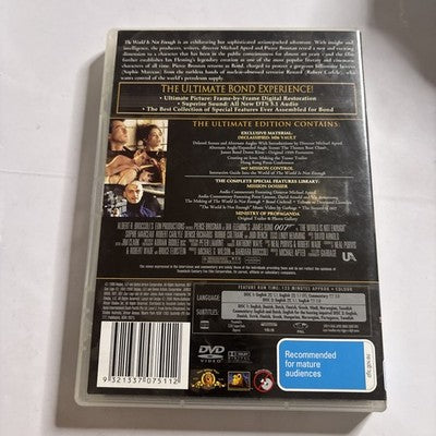 The World is Not Enough (Ultimate Edition, DVD, 1999) Region 4