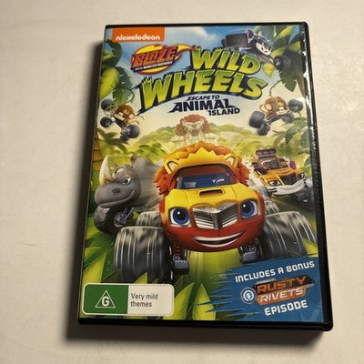 Blaze and the Monster Machines - Wild Wheels Escape to Animal Island (DVD, 2018)