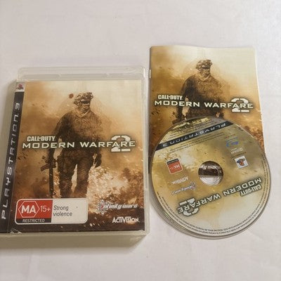 Call of Duty: Modern Warfare 2 (Sony PlayStation 3, 2009) PS3 Manual