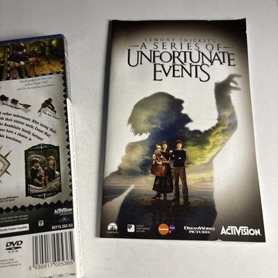 Lemony Snickets A Series Of Unfortunate Events PS2 Sony Playstation 2 Game PAL