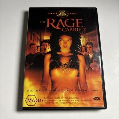 Carrie 2 - The Rage (DVD, 1999) Amy Irving, Jason London, Region 4 NEW