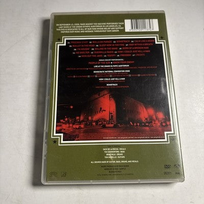 Rage Against The Machine - Live At The Grand Olympic Auditorium (DVD, 2000)