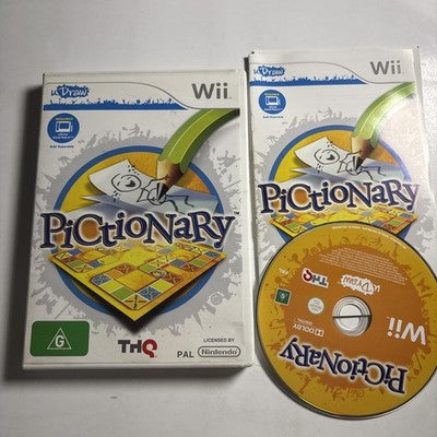 uDraw Pictionary Nintendo Wii Manual PAL