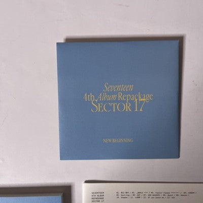 Seventeen – 4th Album Repackage - Sector 17 (CD, 2022) Korea PLD0164