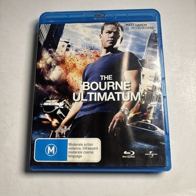 The Bourne Ultimatum (Blu-ray, 2007) Matt Damon Region B