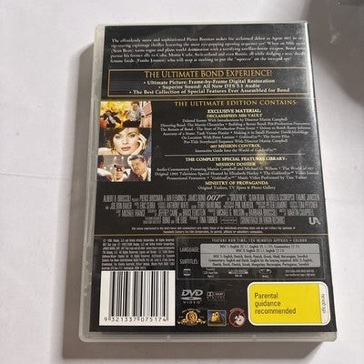 GoldenEye (Ultimate Edition, DVD, 1995) Pierce Brosnan, Sean Bean, Region 4