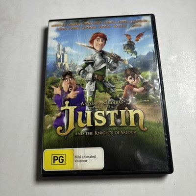 Justin and the Knights of the Valour (DVD, 2013) Antonio Banderas, Region 4