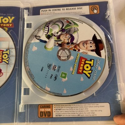Toy Story / Toy Story 2 / Toy Story 3 (DVD, 2010) Region 4