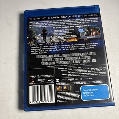 Predator - Ultimate Hunter Edition (Blu-ray, 1987) Arnold Schwarzenegger RegionB