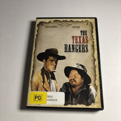The Texas Rangers (DVD, 2002) Fred MacMurray, Jack Oakie Region 4,2