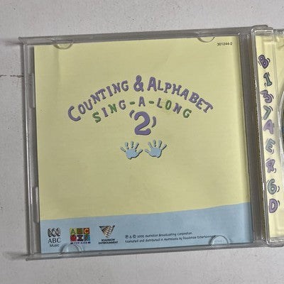 Various – Counting & Alphabet Sing-A-Long 2 (CD, 2008) Australia ABC Kids