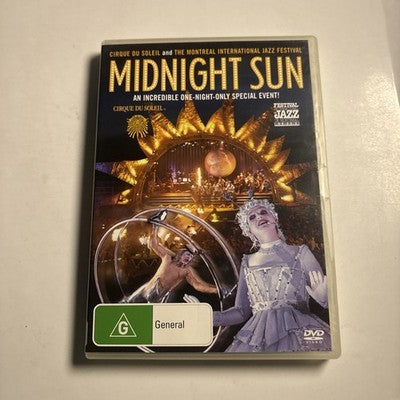 Cirque Du Soleil Presents Midnight Sun (DVD, 2004) Region 4 NEW