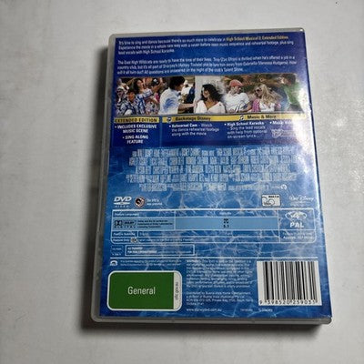 High School Musical 2 - Extended Edition (DVD, 2007) Region 4