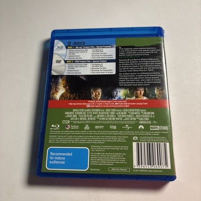 The Incredible Hulk (Blu-ray, 2008) Edward Norton, Robert Downey Jr. All Regions