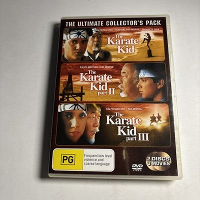 Karate Kid / Karate Kid 2 / Karate Kid 3 (DVD) Region 4 NEW