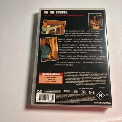 On the Border (DVD, 1998) Daniel Baldwin, Bryan Brown Region 4