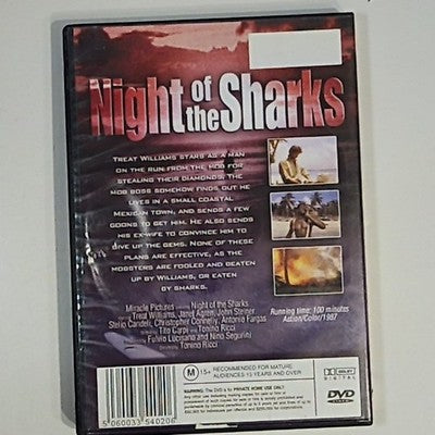 Night Of The Sharks  (DVD, 1988) Treat Williams All Regions