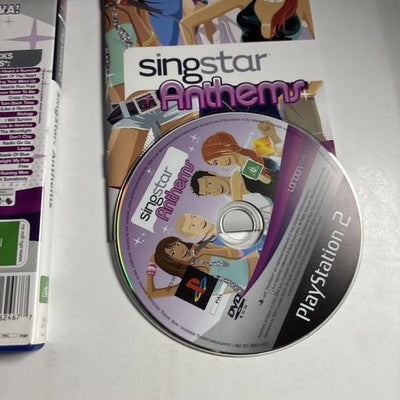 Singstar Anthems Sony Playstation 2 (PS2) - Complete With Manual PAL