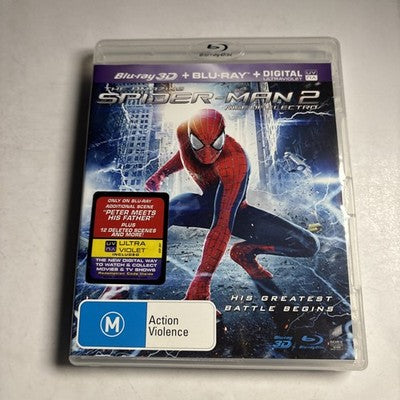The Amazing Spider-Man 2 - Rise of Electrox (Bluray 3D, 2014)  All Regions