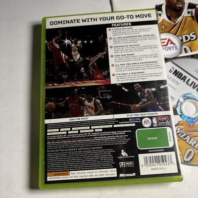 NBA Live 08 Xbox 360 Manual PAL