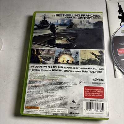 Call Of Duty Modern Warfare 3 Xbox 360 Microsoft Game PAL w/ Manual