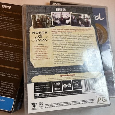 The Elizabeth Gaskell Collection DVD North & South, Wives & Daughters, Cranford