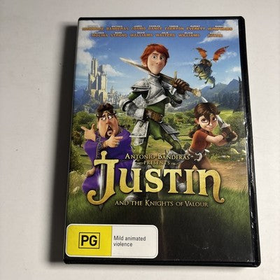 Justin and the Knights of the Valour (DVD, 2013) Region 4 NEW