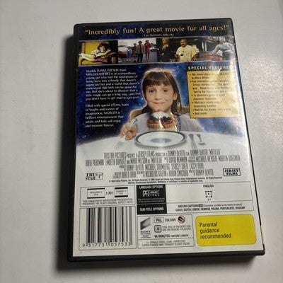 Matilda (Deluxe Edition, DVD, 1996) Danny DeVito, Mara Wilson Region 4