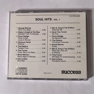 Various – Soul Hits - Vol. 1 (CD) Europe 2141CD