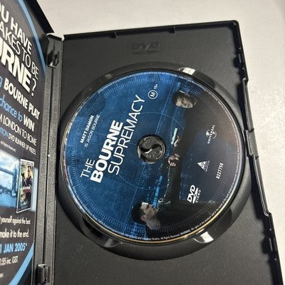 The Bourne Supremacy (DVD, 2004) Matt Damon Region 4,2