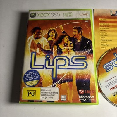 Lips - Microsoft Xbox 360 PAL