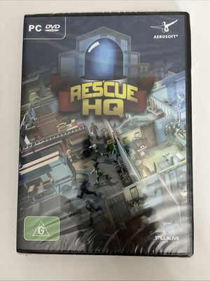 Rescue HQ PC Windows DVD Game NEW Sealed