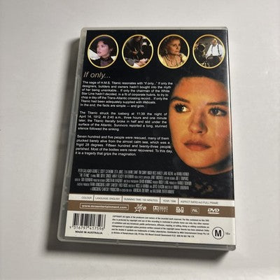 The Titanic (DVD, 1996) George C Scott, Catherine Zeta Jones Region 4 NEW