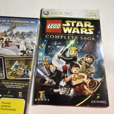 Lego Star Wars: The Complete Saga Microsoft XBOX 360 PAL Game Complete