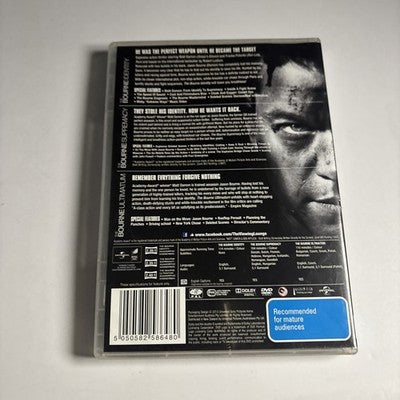 The Bourne Identity / the Bourne Supremacy / the Bourne Ultimatum DVD Region 4,2