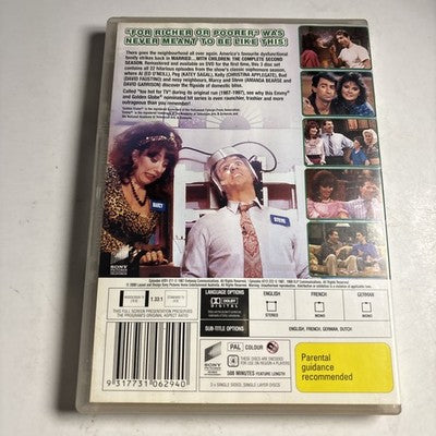 Married with Children Complete Season 2 (DVD, 1987) Region 4
