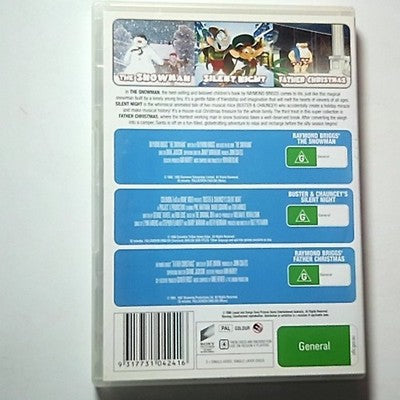 The Snowman / Silent Night / Father Christmas (DVD) Raymond Briggs Region 4