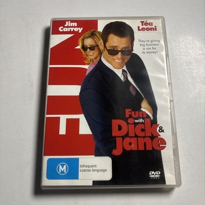 Fun with Dick and Jane (DVD, 2005) Jim Carrey, Tea Leoni Region 4