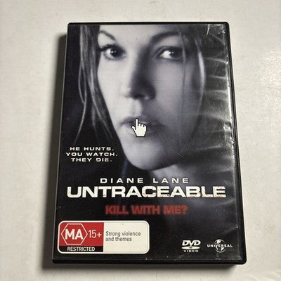 Untraceable (DVD, 2008) Diane Lane Region 4,2