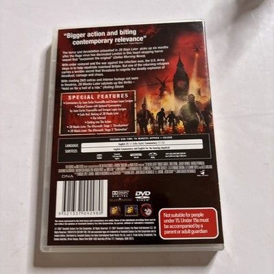 28 Weeks Later (DVD, 2007) Harold Perrineau, Robert Carlyle Region 4