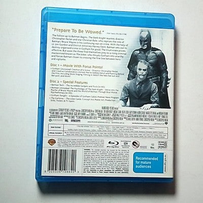 The Dark Knight (Blu-ray, 2008, 2-Disc) Christian Bale Region B