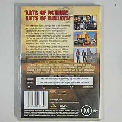Harley Davidson and the Marlboro Man (DVD, 1991) Mickey Rourke Region 4