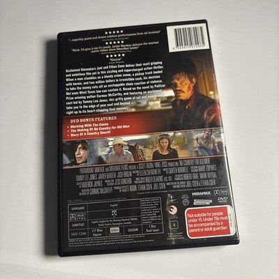 No Country for Old Men (DVD, 2007) Javier Bardem Region 4
